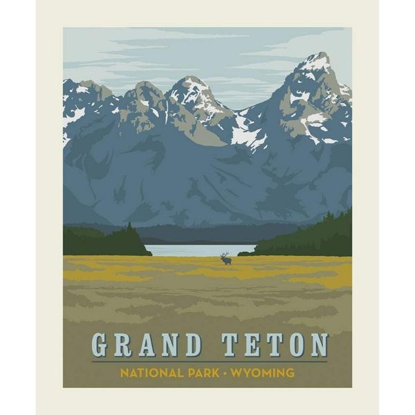 National Parks Poster Panel - Grand Teton